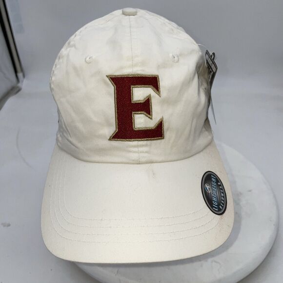 Elon University Phoenix Baseball Hat Dad Cap White Ahead Lightweight Adjustable - Picture 1 of 9